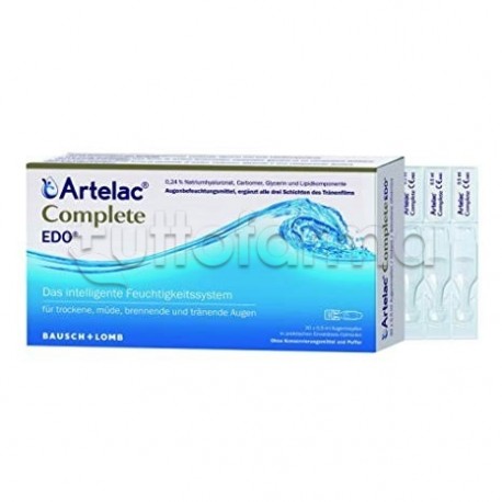 Artelac Complete Collirio per Occhi Secchi 30 Fiale Monodose