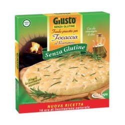 Giuliani Giusto Fondo Focaccia Rosmarino Senza Glutine Per Celiaci 280g Giuliani Giusto Fondo Focaccia Rosmarino Senza Glutine Per Celiaci 280g