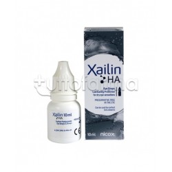 Xailin Ha Collirio Lubrificante per Occhio Secco 10ml