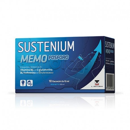 Sustenium Memo Fosforo per Memoria e Concentrazione 10 Flaconcini