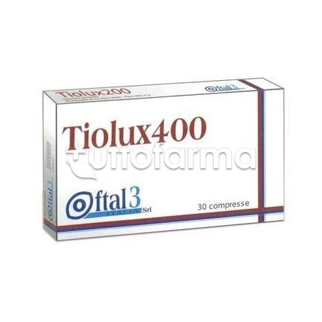 Tiolux 400 Integratore per Salute Occhi e Vista 30 Compresse