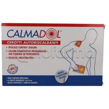 Calmadol Cerotto Riscaldante per i Dolori Muscolari 6 pezzi
