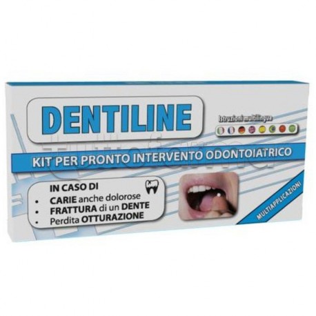 Dentiline Kit Pronto Intervento Odontoiatrico Pasta 2gr e Fiala 1gr