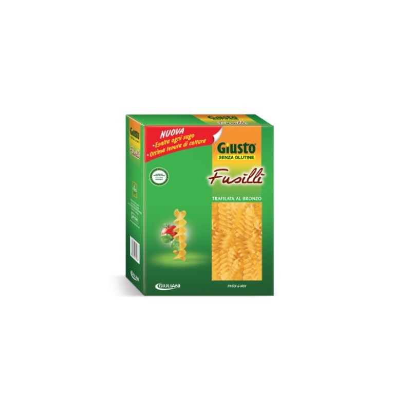 Giuliani Giusto Senza Glutine Per Celiaci Pasta G-Mix Fusilli 500 gr Giuliani Giusto Senza Glutine Per Celiaci Pasta G-Mix Fusilli 500 gr