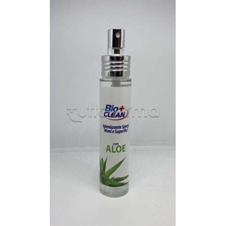 Bio Clean Spray Igienizzante Mani e Superfici con Aloe 50ml