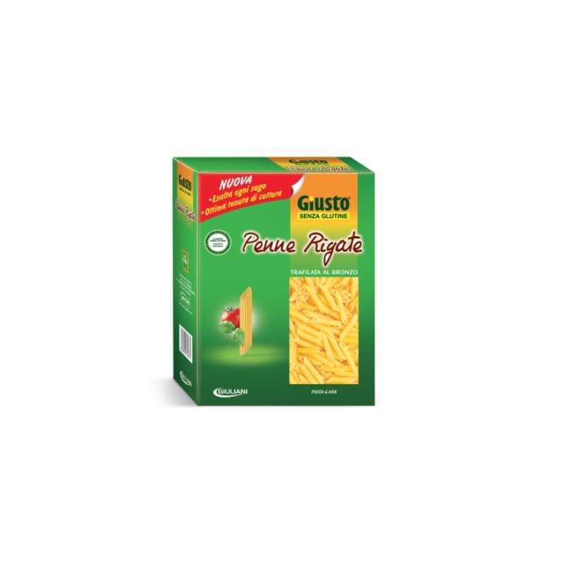 Giuliani Giusto Senza Glutine Per Celiaci Pasta G-Mix Penne Rigate 500g Giuliani Giusto Senza Glutine Per Celiaci Pasta G-Mix Penne Rigate 500g