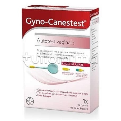 Gyno-Canestest Tampone Vaginale per Micosi e Infezioni Vaginali 1 Pezzo