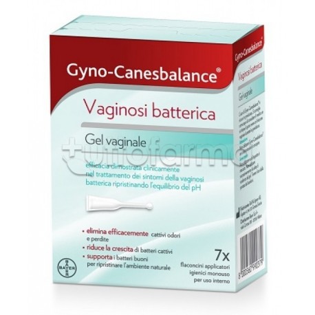 Gyno-Canesbalance Gel Vaginale per Vaginosi Batterica 7 Flaconi Monouso