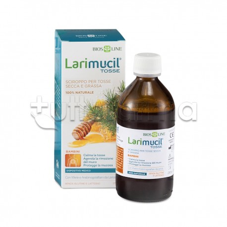 Larimucil Tosse Bambini Sciroppo per Tosse e Catarro 175ml