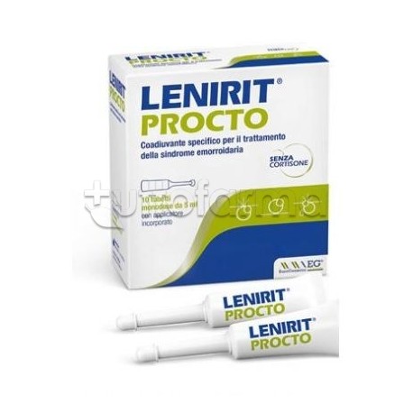 Lenirit Procto Crema per le Emorroidi 10 Tubetti da 5ml