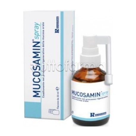 Mucosamin Spray Orale per le Lesioni della Bocca 30ml