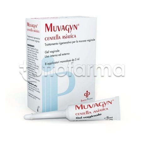 Muvagyn Gel Vaginale per la Secchezza Vaginale 8 Applicatori Monodose