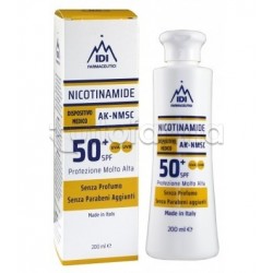Nicotinamide Ak-Nmsc 50+ Crema Solare per Pelle Sensibile 200ml Nicotinamide Ak-Nmsc 50+ Crema Solare per Pelle Sensibile 200ml