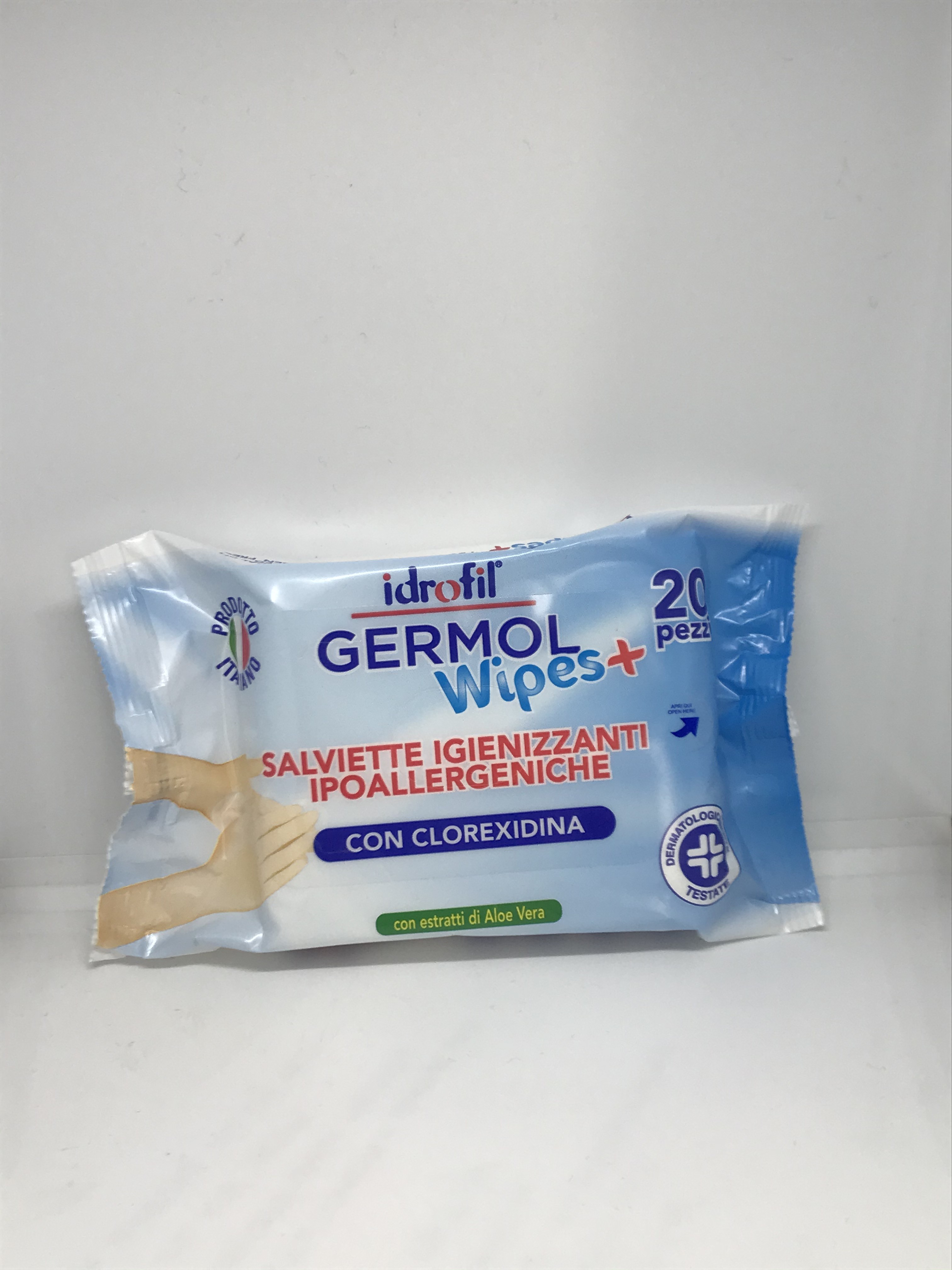 Germol Salviette Igienizzanti per Igienizzare le Mani 20 Pezzi - TuttoFarma