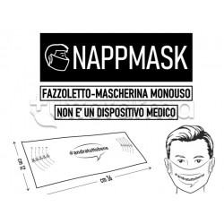 Mascherina Fazzoletto Monouso Igienica e Protettiva 20 Pezzi Mascherina Fazzoletto Monouso Igienica e Protettiva 20 Pezzi