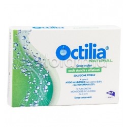 Octilia Natural Collirio per Occhi Stanchi e Affaticati 10 Flaconi Monodose
