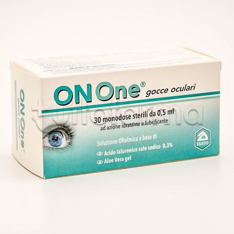 OnOne Gocce Oculari per Occhi Arrossati e Affaticati 30 Flaconcini Monodose