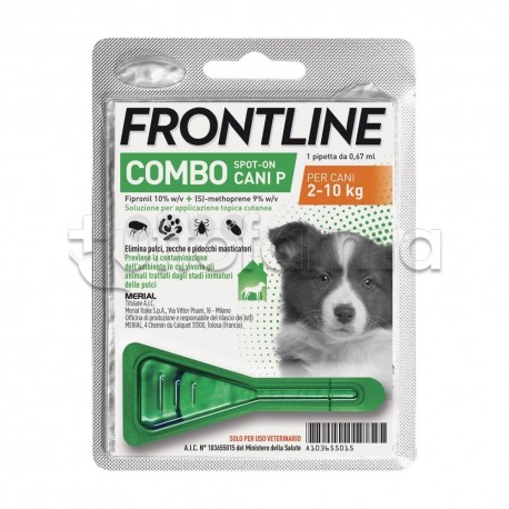 Frontline Combo Antiparassitario Per Cani Cuccioli 2-10Kg - TuttoFarma