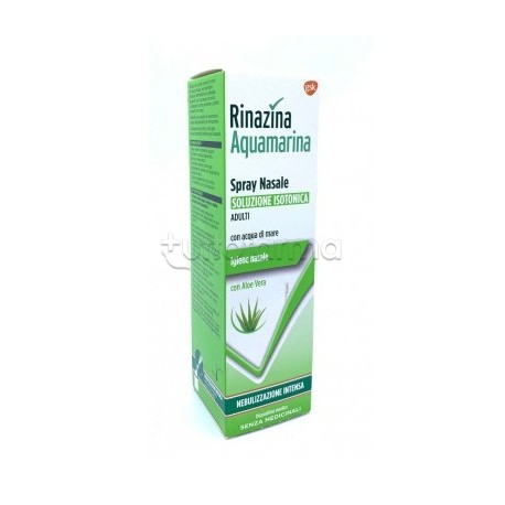 Rinazina Aquamarina Isotonica Aloe Intensa per Igiene del Naso 100ml