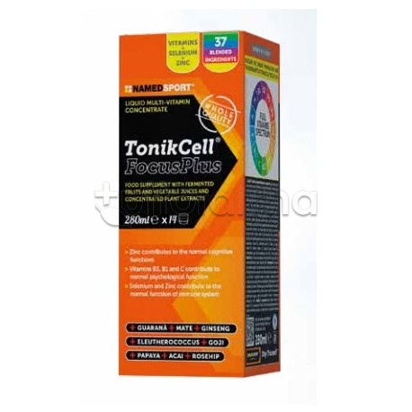 Named Sport Tonik Cell Focus Plus per Stanchezza e Stress 280ml