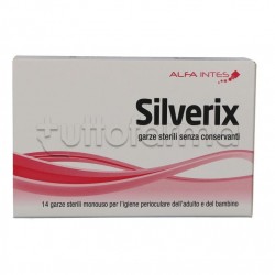 Silverix Garze per Igiene Perioculare di Adulti e Bambini 14 Pezzi