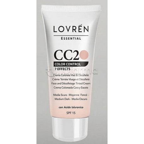 Lovren CC Cream CC2 Color Corrector Tonalità Medio-Scura 25ml