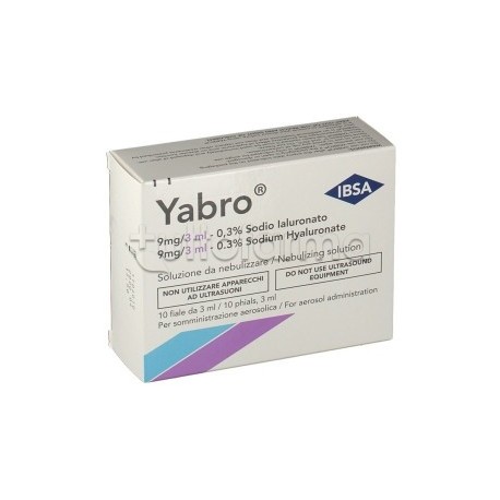 Yabro Soluzione per Aerosolterapia 10 Fiale da 3ml