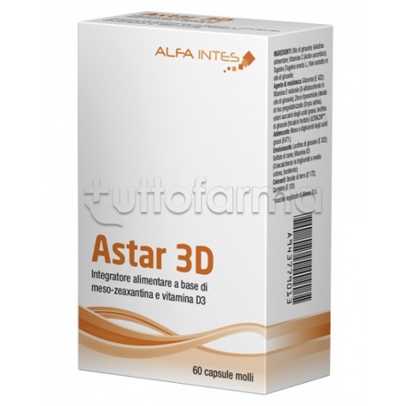 Astar 3D Integratore per la Vista 60 Capsule