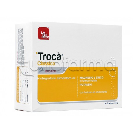 Trocà Classico Integratore per Stanchezza e Sistema Immunitario 20 Bustine Trocà Classico Integratore per Stanchezza e Sistema Immunitario 20 Bustine