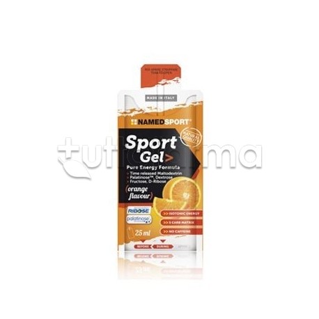 Named Sport Gel Pure Energy Formula Gusto Arancia 25 ml Named Sport Gel Pure Energy Formula Gusto Arancia 25 ml