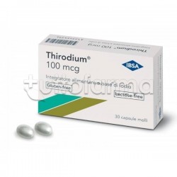 Thirodium Integratore di Iodio per Tiroide 100mcg 30 Capsule