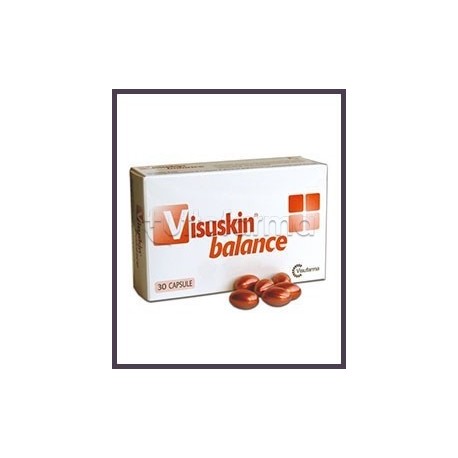 Visuskin Balance Integratore per Salute Pelle e Psoriasi 30 Capsule