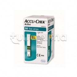 Strisce Misurazione Glicemia Accu-Chek Active New 50 Pezzi