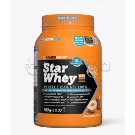 Named Sport  Star Whey PERFECT ISOLATE Nocciola 750gr