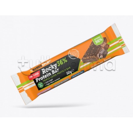 Named Sport ROCKY Protein Bar Barretta Proteica Gusto Double Chocolate 50gr