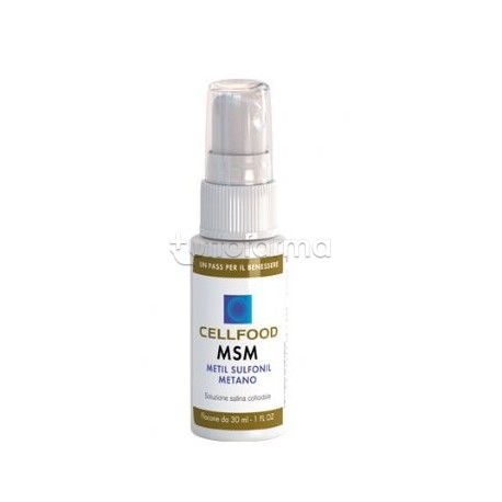 Cellfood MSM Spray Integratore Dietetico con Zolfo 30ml