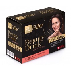 Be Filler Beauty Drink Integratore per Pelle, Capelli e Unghie 30 Bustine