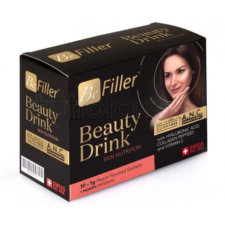 Be Filler Beauty Drink Integratore per Pelle, Capelli e Unghie 30 Bustine