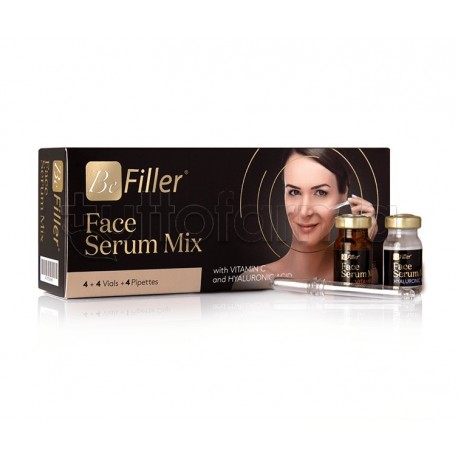 Be Filler Face Serum Mix Siero Idratante e Antirughe per il Viso 8 Flaconcini e 4 Pipette