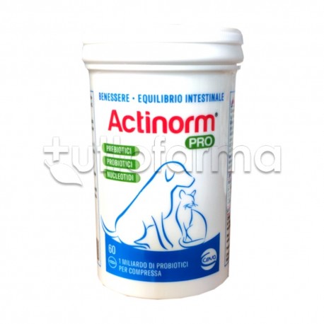 Actinorm Pro Mangime Complementare Veterinario per Cani e Gatti 60 Compresse