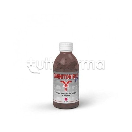 Carniton B12 Integratore Veterinario per Cani per Problemi Cardiaci  80 Compresse