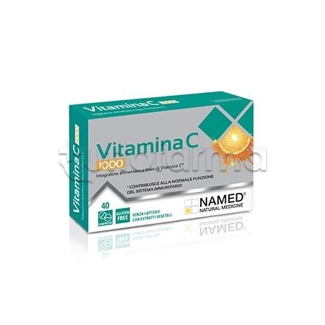 Named Vitamina C 1000 Integratore per Difese Immunitarie 40 Compresse