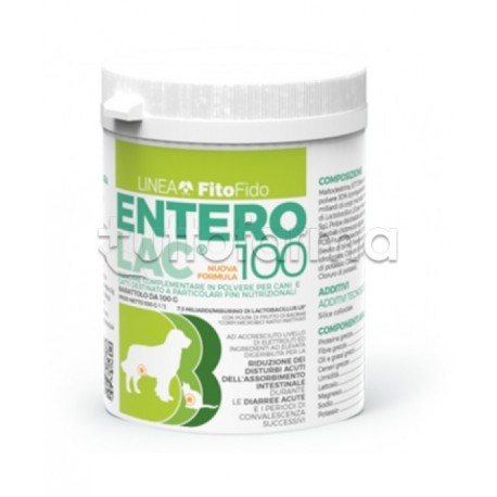 Enterolac Mangime Veterinario per la Diarrea di Cani e Gatti 100g Enterolac Mangime Veterinario per la Diarrea di Cani e Gatti 100g