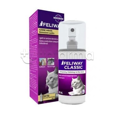 Feliway Classic  Spray Veterinario Anti-Stress per Gatti 60ml