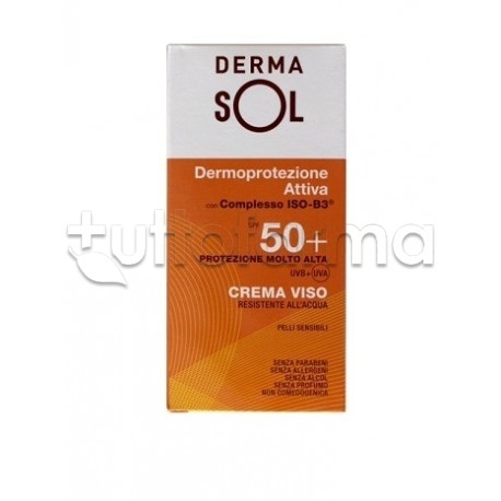Dermasol Solare Crema Viso SPF 50+ Protezione Molto Alta  50ml