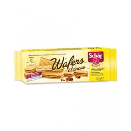 Schar Wafers Cacao Senza Glutine Senza Lattosio 125 g Schar Wafers Cacao Senza Glutine Senza Lattosio 125 g