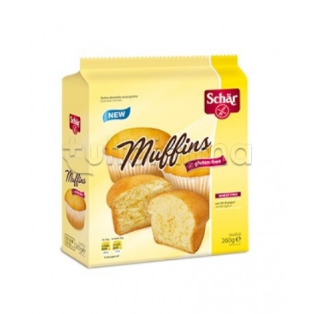 Schar Muffins Senza Glutine Soffici per Celiaci 260g Schar Muffins Senza Glutine Soffici per Celiaci 260g