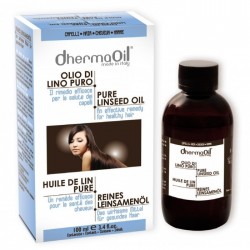Dhermaoil Olio Lino Puro Maschera Ristrutturante Per Capelli 100 ml