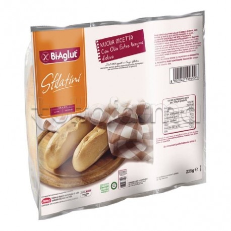 Biaglut Pane Soffice Sfilatini Senza Glutine 3 Confezioni da 75g