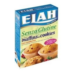 Elah Preparato per Muffin e Cookies Senza Glutine 8 Porzioni